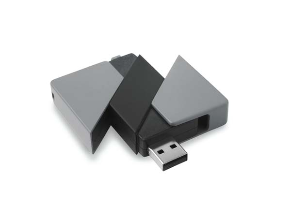 USB-STICK 1GB EN MOBIELE TELEFOON OPLADER