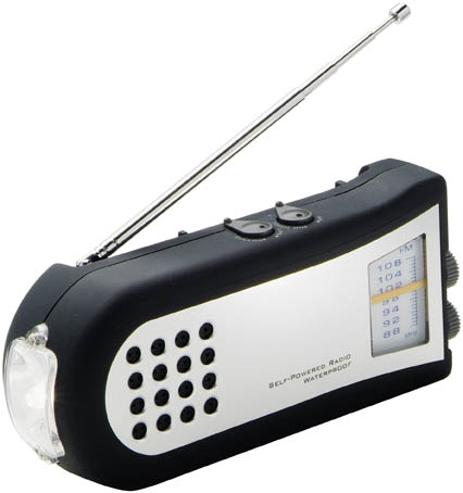 DYNAMO RADIO MET ZAKLAMP