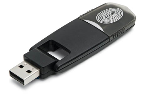 MEMORY STICK MET VINGER AFDRUKHERKENNING 512 MB 2.0