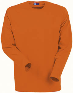 ORANJE LANGE MOUWEN T-SHIRT