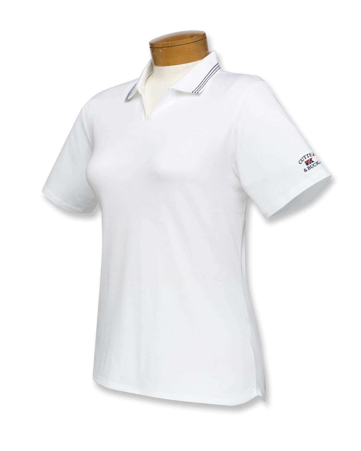 PIMA JERSEY TIPPED POLO DAMES