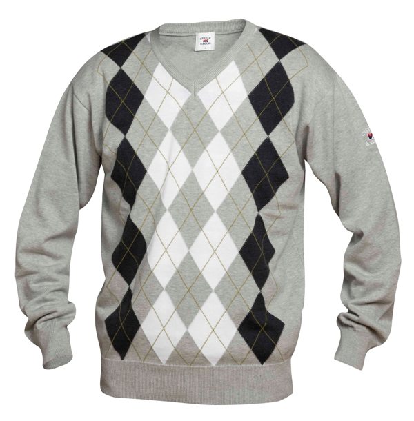 RENTON ARGYLE V-NECK HEREN